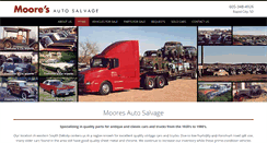 Desktop Screenshot of mooresautosalvage.com
