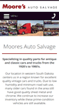 Mobile Screenshot of mooresautosalvage.com